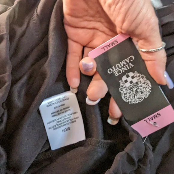 Vera Wang Black Pleated Midi Skirt - Picture 5 of 7